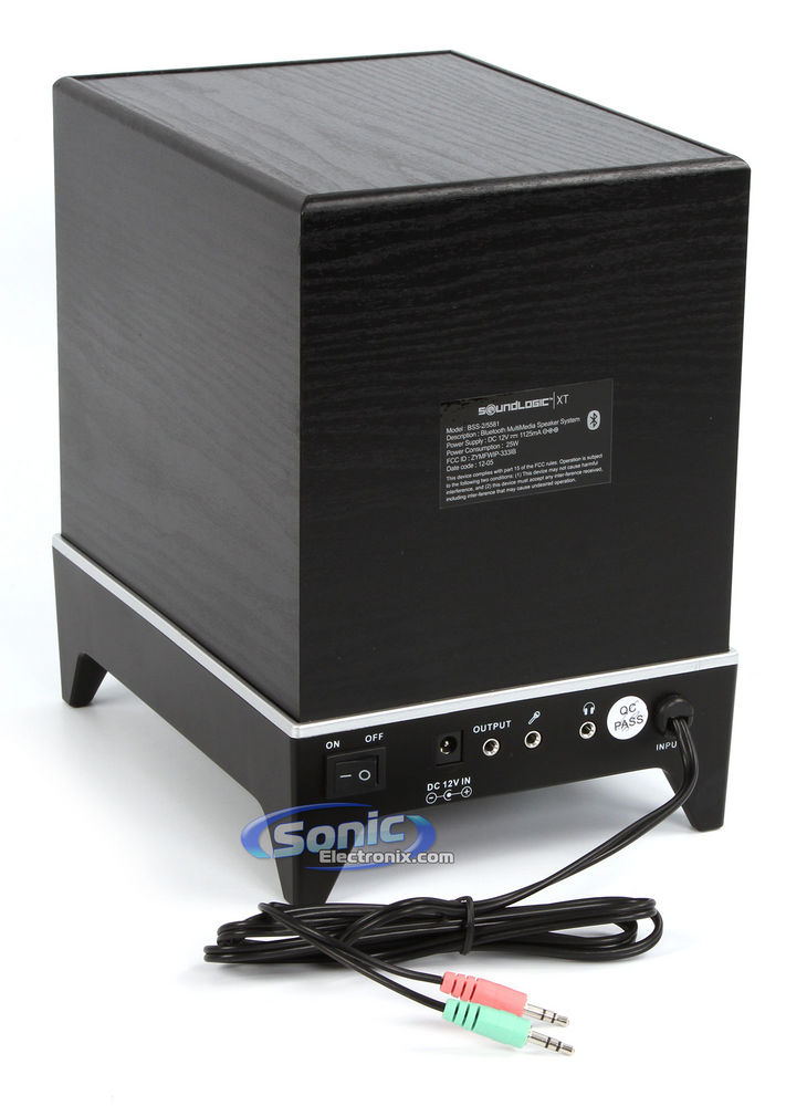 Sound Logic XT (BSS-2/5581) Wireless Bluetooth Multi-Media PC Speakers Open Box  Image 14