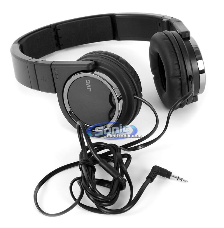 JVC HAS400B (HA-S400-B) On-Ear Carbon Nanotube Headphones - Black Open Box Image 11