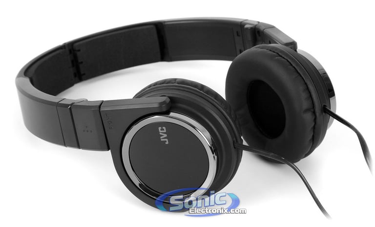 JVC HAS400B (HA-S400-B) On-Ear Carbon Nanotube Headphones - Black Open Box Image 13