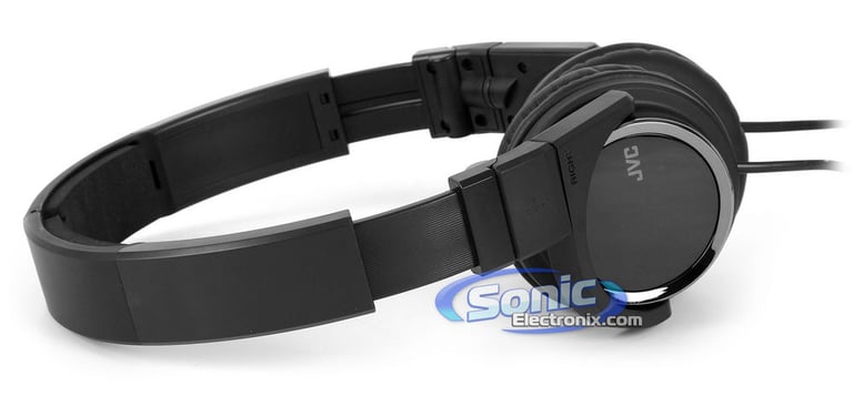 JVC HAS400B (HA-S400-B) On-Ear Carbon Nanotube Headphones - Black Open Box Image 14