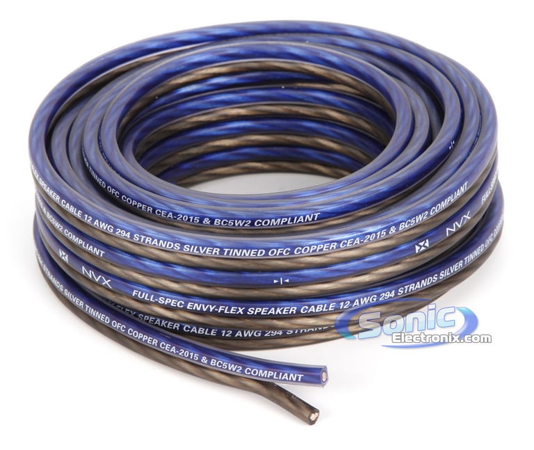 NVX VCW122 w/ 25 ft of 12 Gauge Speaker Wire! Image 10
