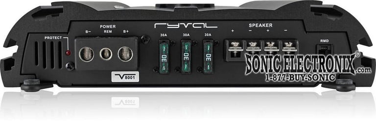 Phoenix Gold Ryval V8001 Amp Install Package + Bass Remote Image 6