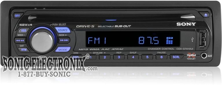 Sony CDX-GT610Ui Image 2