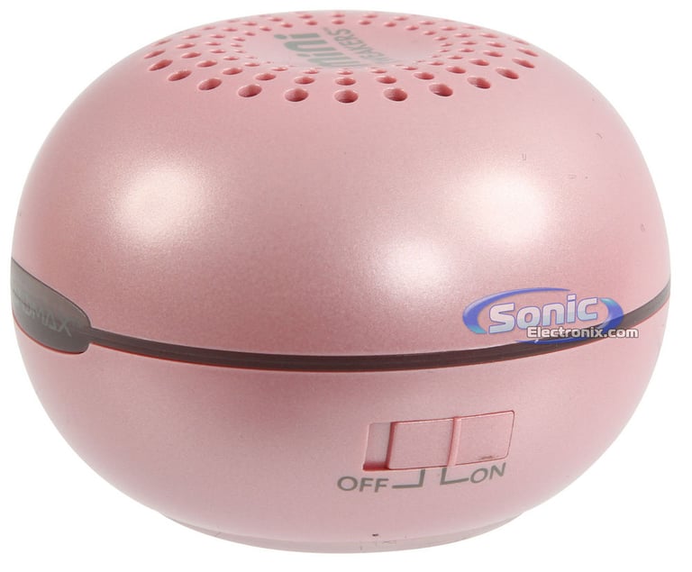 Tweakers Grandmax (SPKR-M2RC-PK) Portable Palm-Size iPod/MP3 Speakers - Pink Image 2