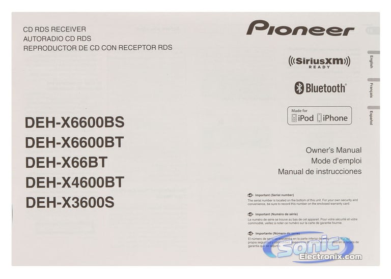 Pioneer DEH-X6600BS Image 9