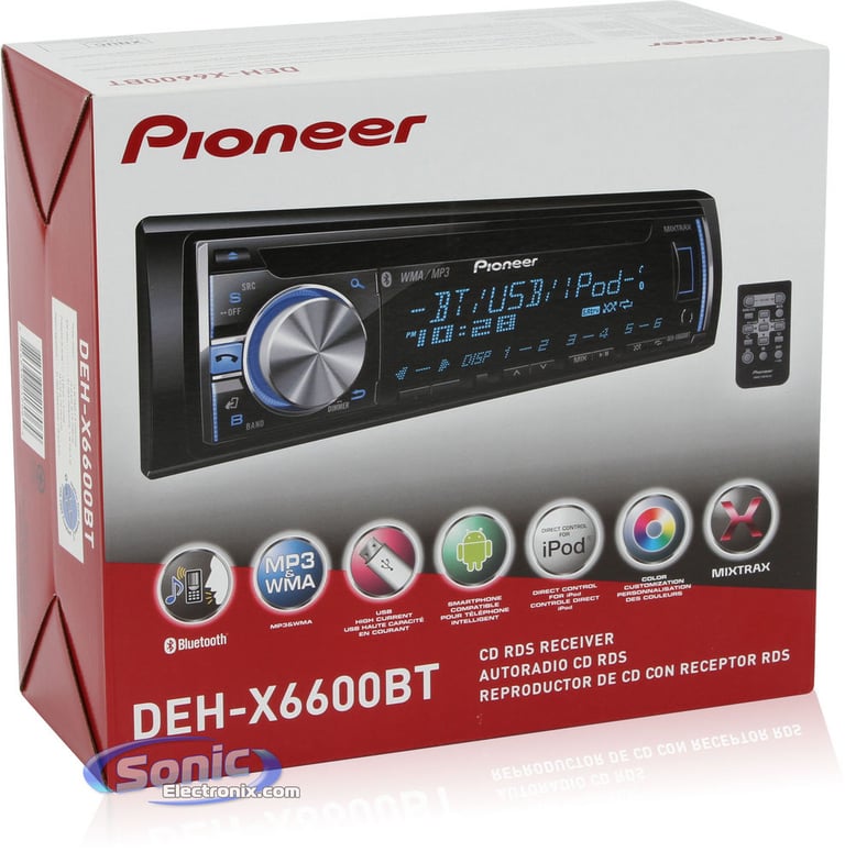Pioneer DEH-X6600BT Image 9