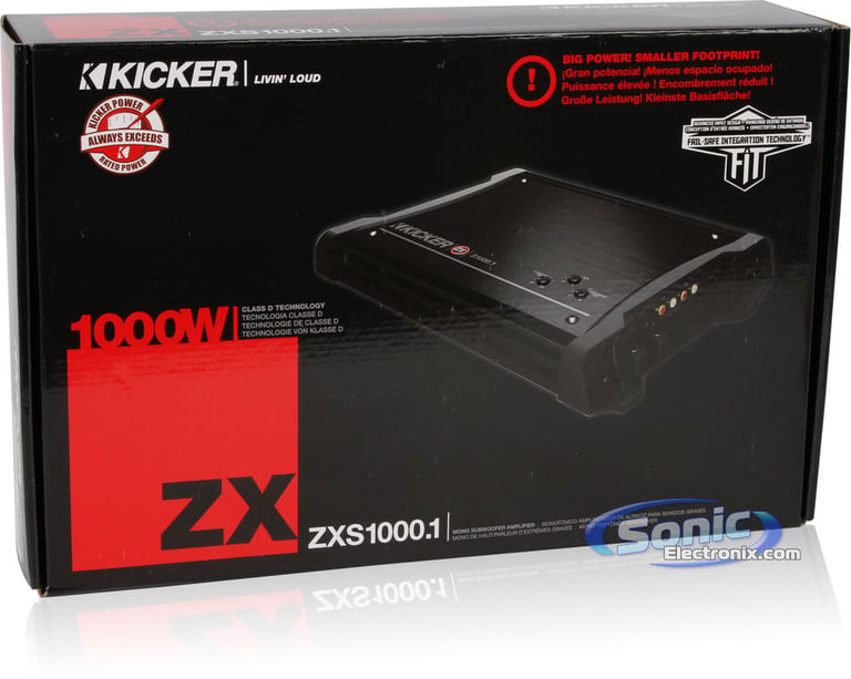 Kicker ZXS1000.1 (12ZXS1000.1) Image 8