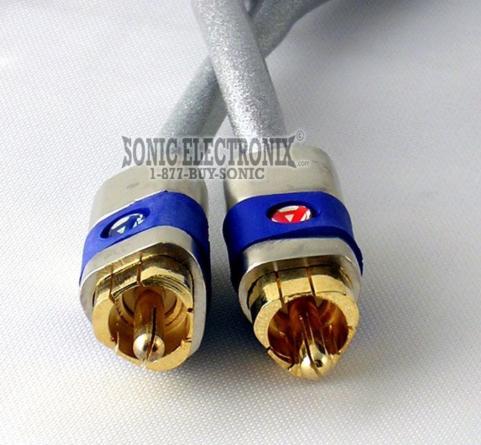 Audiobahn CE1540 15' 4-Channel Expert Series RCA (White) Image 2
