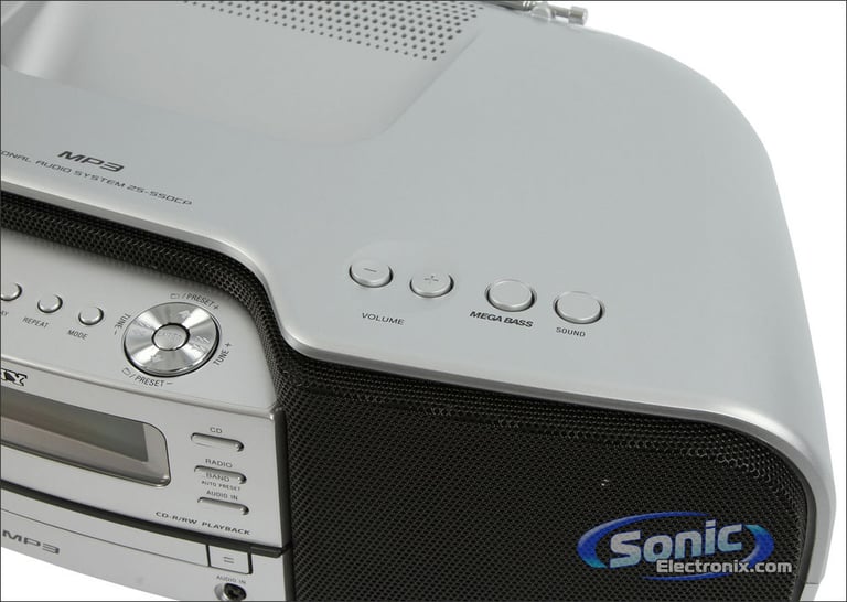 Sony ZS-S50CP (ZSS50CP) Mega Bass Portable CD/MP3 Player Boombox Open Box Image 16
