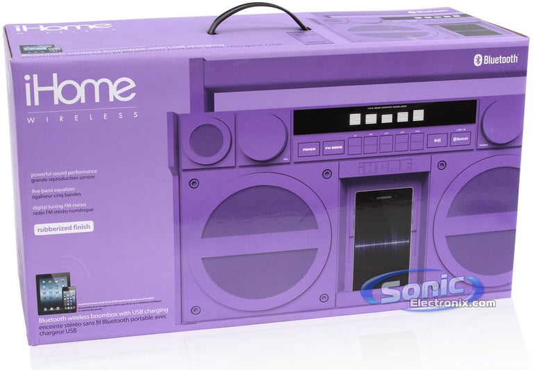 iHome iBT44 (Purple iBT44UC) Image 12