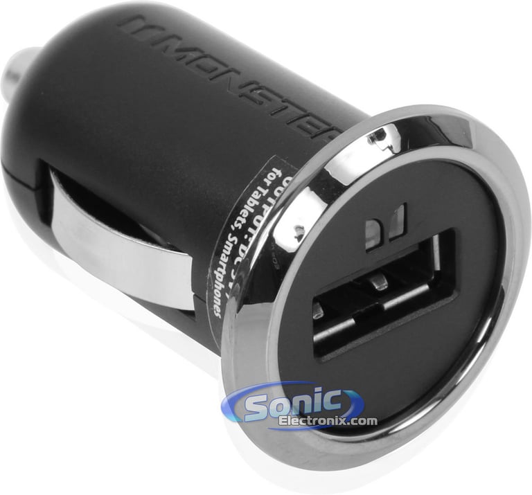 Monster Mobile PowerPlug USB 600 Mobile DC Car Charger Adapter Image 1