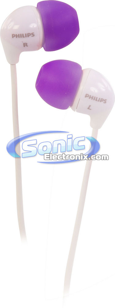 Philips SHE3501PP - Purple/White Image 1