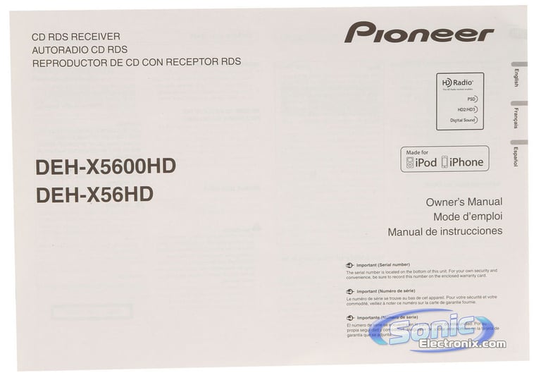 Pioneer DEH-X5600HD Image 7