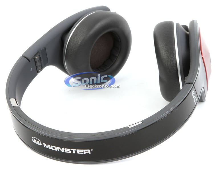 Monster DNA On-Ear Stereo Headphones - Black/Red Image 7