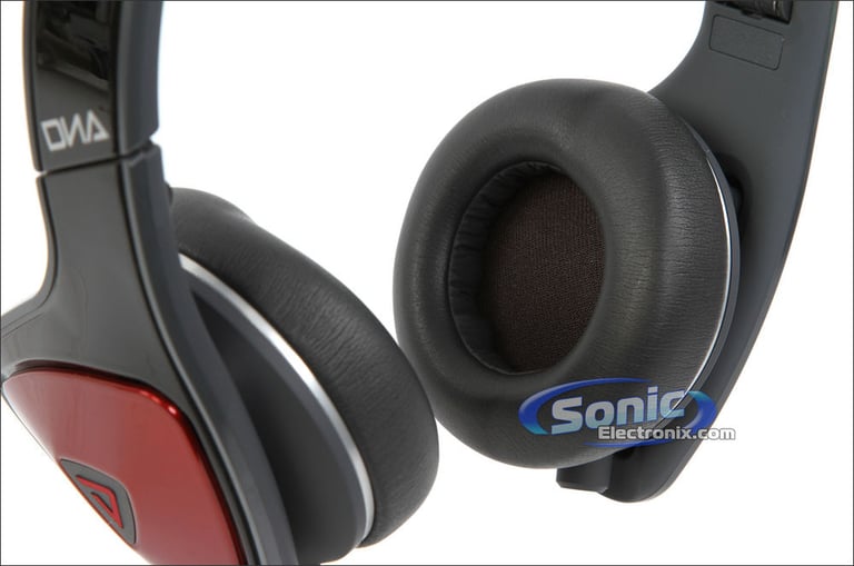 Monster DNA On-Ear Stereo Headphones - Black/Red Image 8