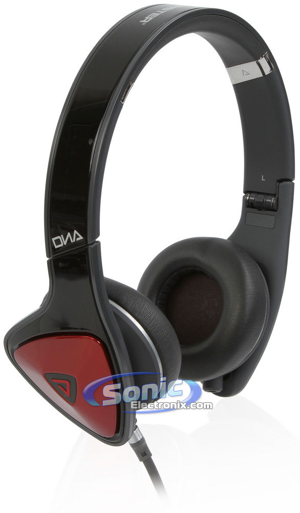 Monster DNA On-Ear Stereo Headphones - Black/Red Image 1