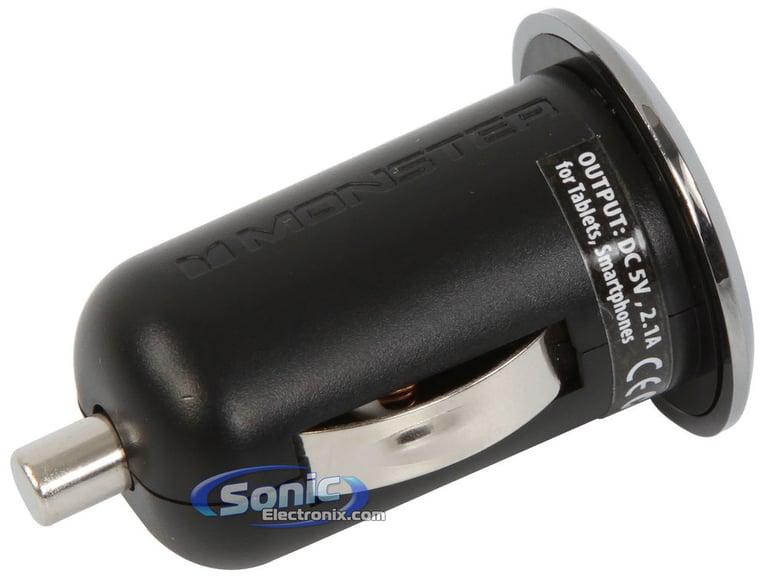 Monster Mobile PowerPlug USB 600 Mobile DC Car Charger Adapter Image 2