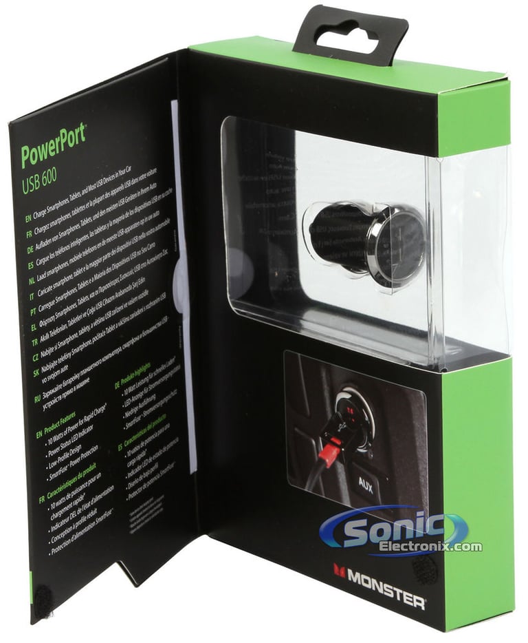 Monster Mobile PowerPlug USB 600 Mobile DC Car Charger Adapter Image 3