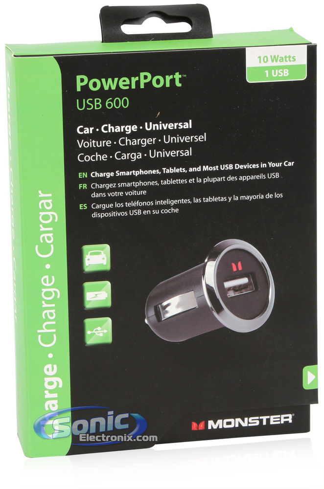 Monster Mobile PowerPlug USB 600 Mobile DC Car Charger Adapter Image 4