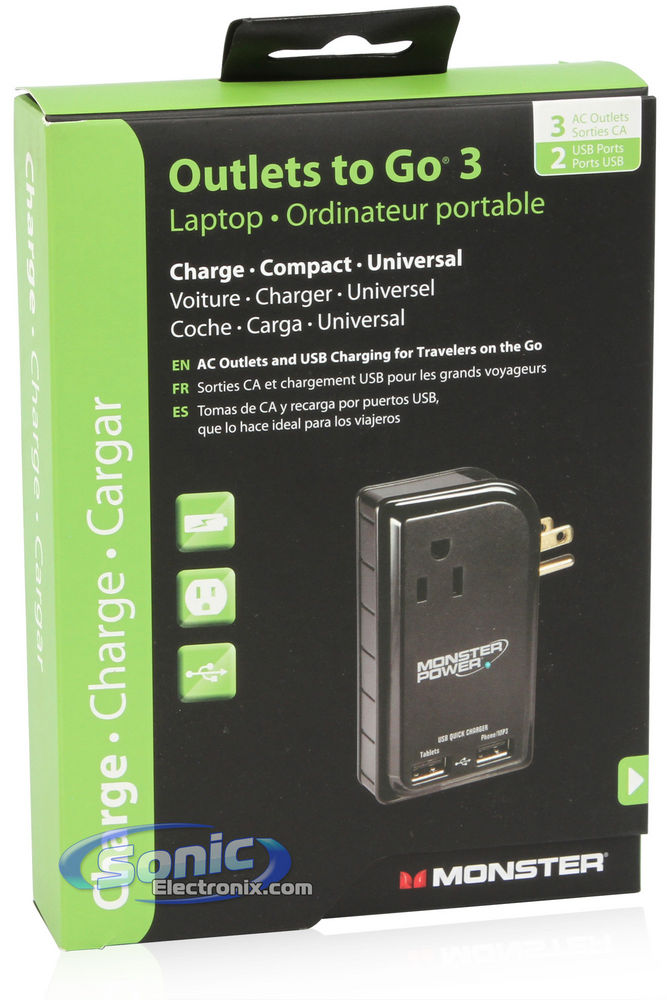 Monster Mobile Outlets To Go 300 USB Image 5