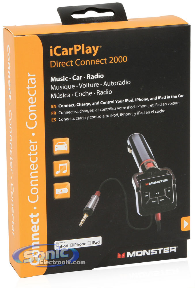 Monster Mobile iCarPlay Direct Connect 2000 iPod/iPhone Car Stereo Adapter and Charger Image 5