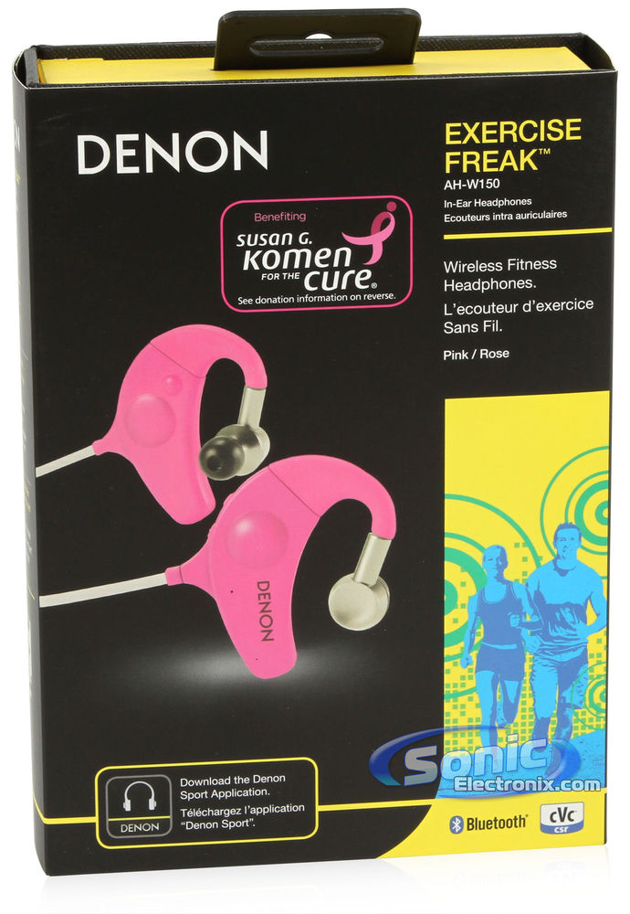 Denon AH-W150PK Exercise Freak - Pink Image 9