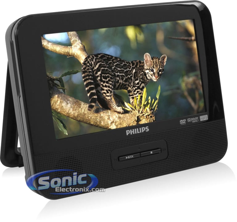 Philips PD7012/37 Portable DVD Player with Dual 7" Widescreen LCD Screens Image 2