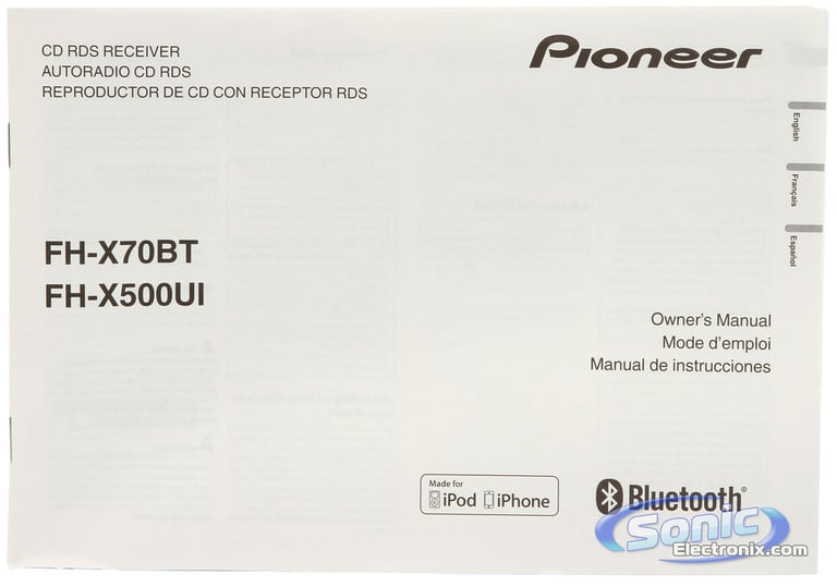 Pioneer FH-X500UI-OPEN BOX  Image 5
