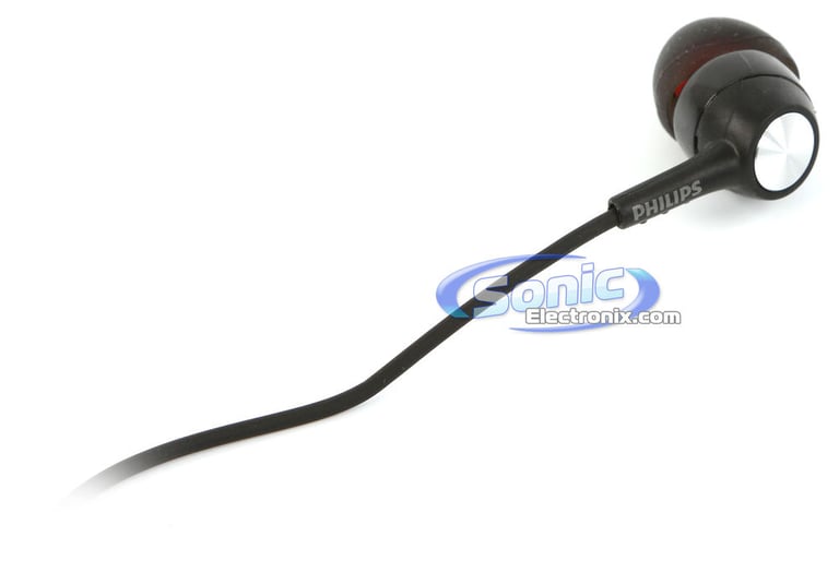 Philips SHE8000 - Black/Red Image 4