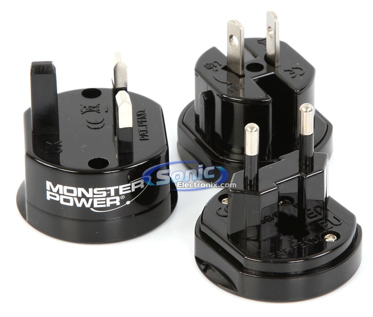 Monster Cable Outlets To Go 300 World Power Adapter Travel USB Charger Kit Image 5