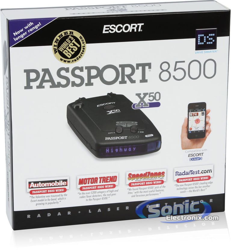 Escort Passport 8500 X50 (Blue) Image 6