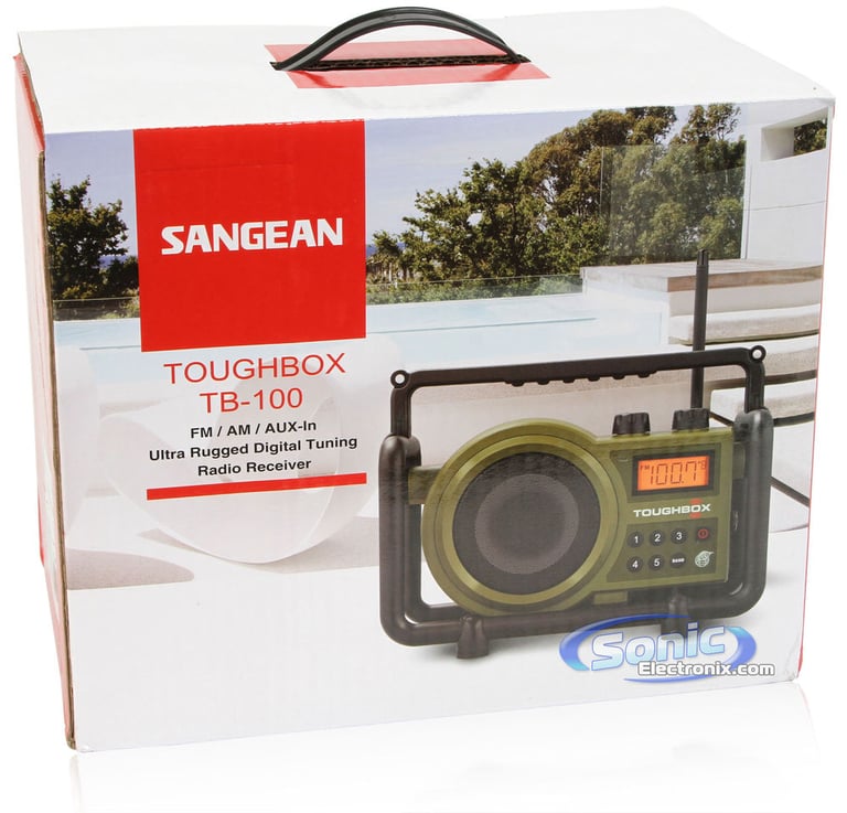 Sangean TB-100 Toughbox (Green TB100) Image 8