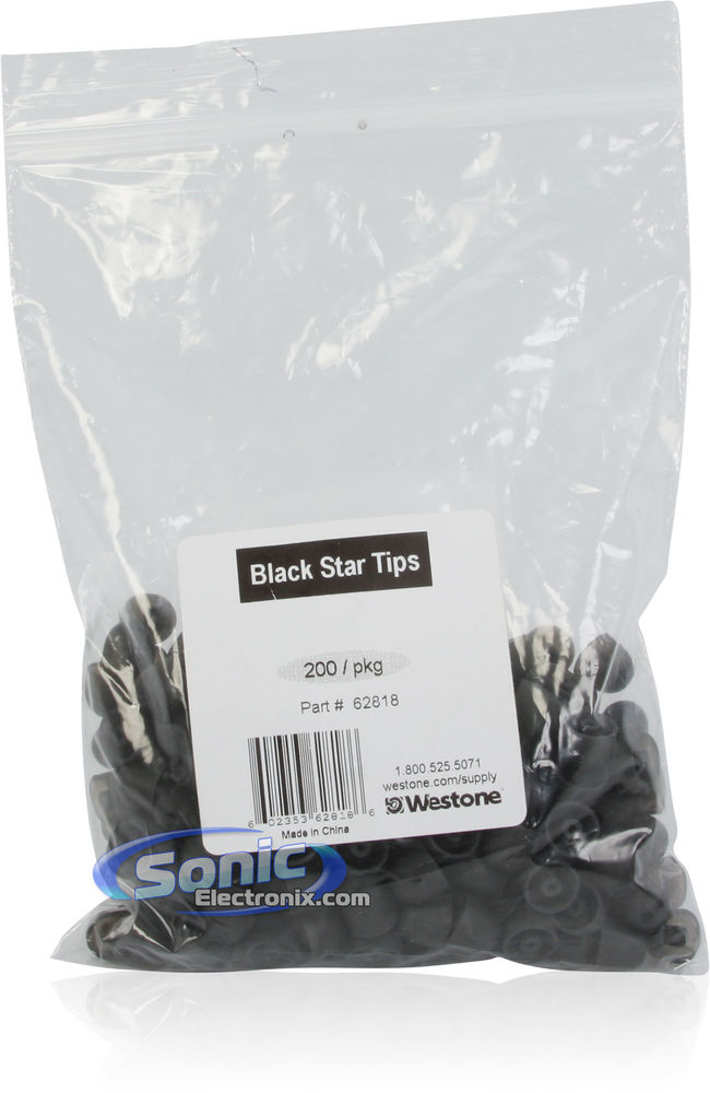 Westone STAR Silicone Eartips Replacement Ear Tips 200-Pack/100-Pairs - Black/Bulk Pack Image 2