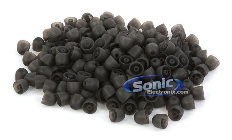Westone STAR Silicone Eartips Replacement Ear Tips 200-Pack/100-Pairs - Black/Bulk Pack Image 1