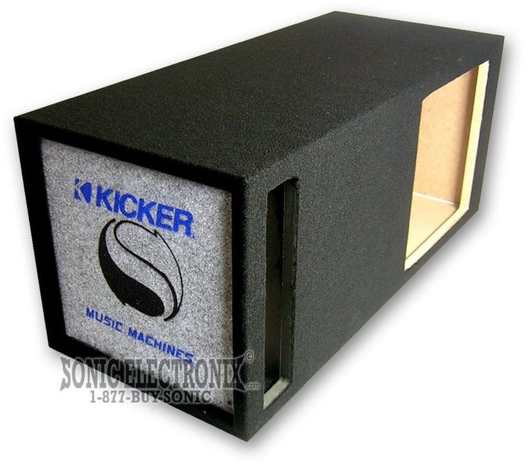 Kicker 05S12L54 12" Solo-Baric L5 + Single Long Ported MDF Logo Enclosure Image 3