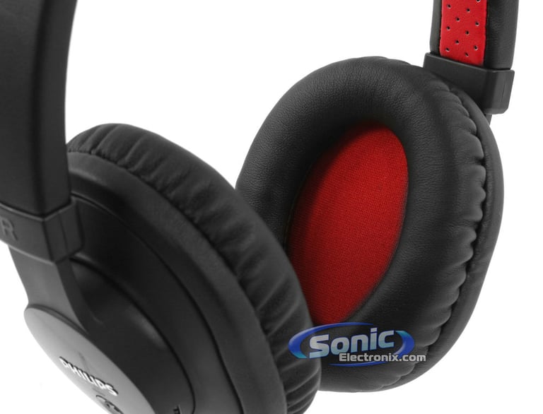 Philips SHB7000/28 Wireless Bluetooth Headphones Stereo Headset (Black) Open Box Image 7