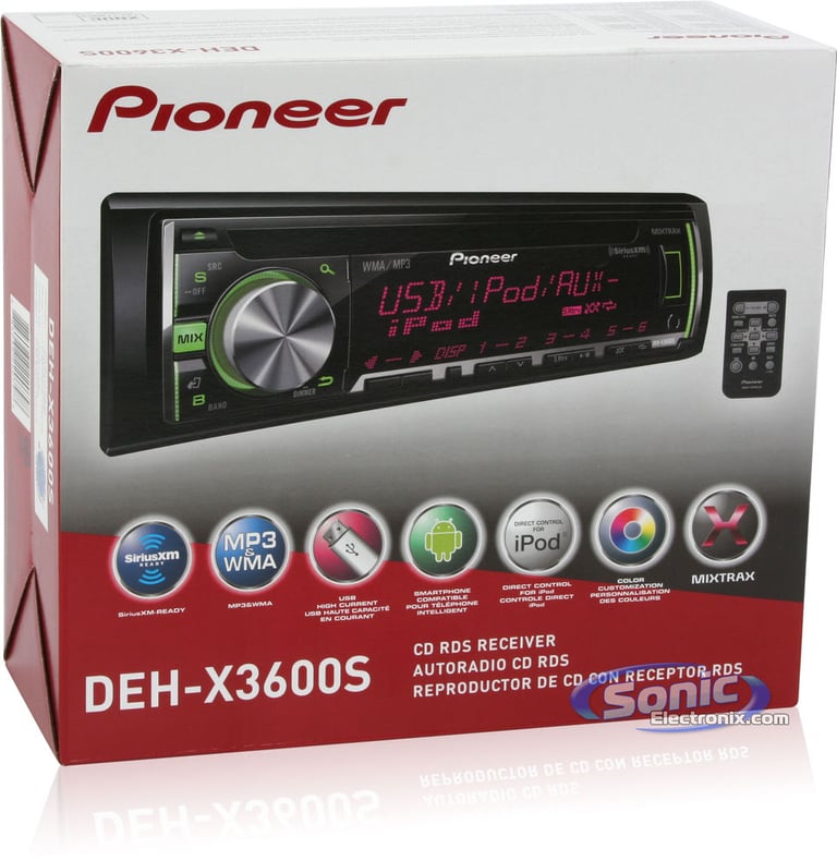 Pioneer DEH-X3600S Image 9