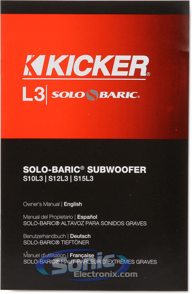 RE Audio CTX-3200.1 & Two Kicker 12" Subwoofers Combo Image 12