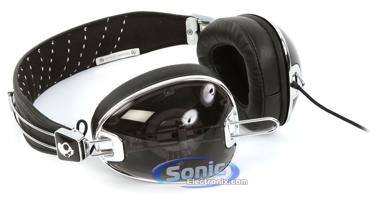 Skullcandy S6AVCM-003 Aviator Roc Nation Over-Ear Headphones Headset (Black) Open Box Image 5