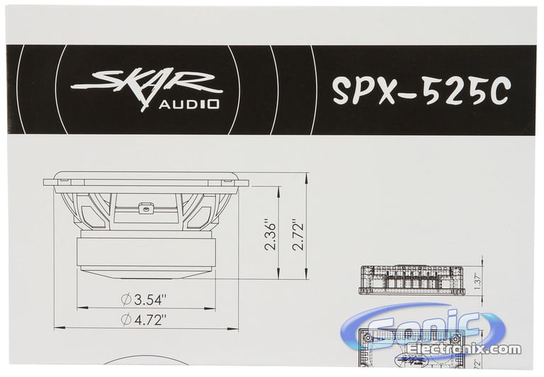 SKAR Audio SPX-525C Open Box Complete Image 9