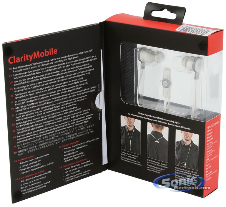 Monster ClarityMobile - White Image 6