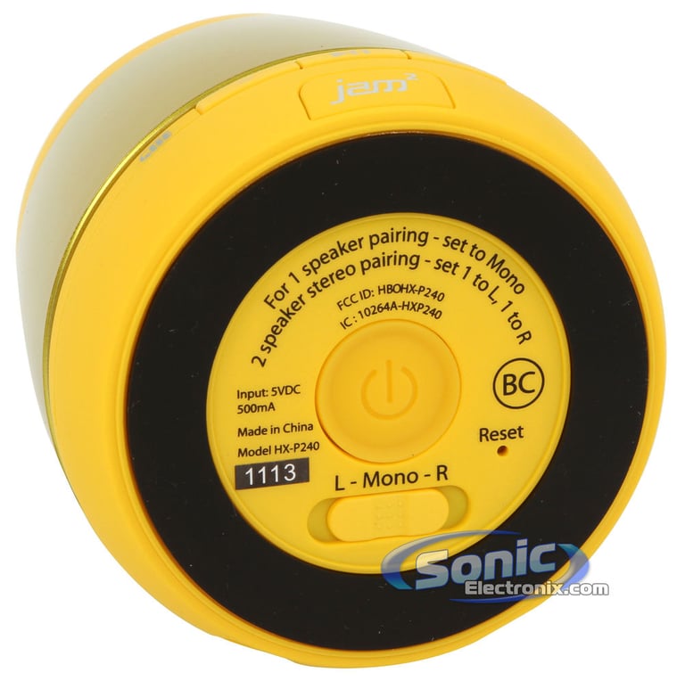 HMDX Jam Plus HX-P240YL  (Pineapple Yellow) Image 3