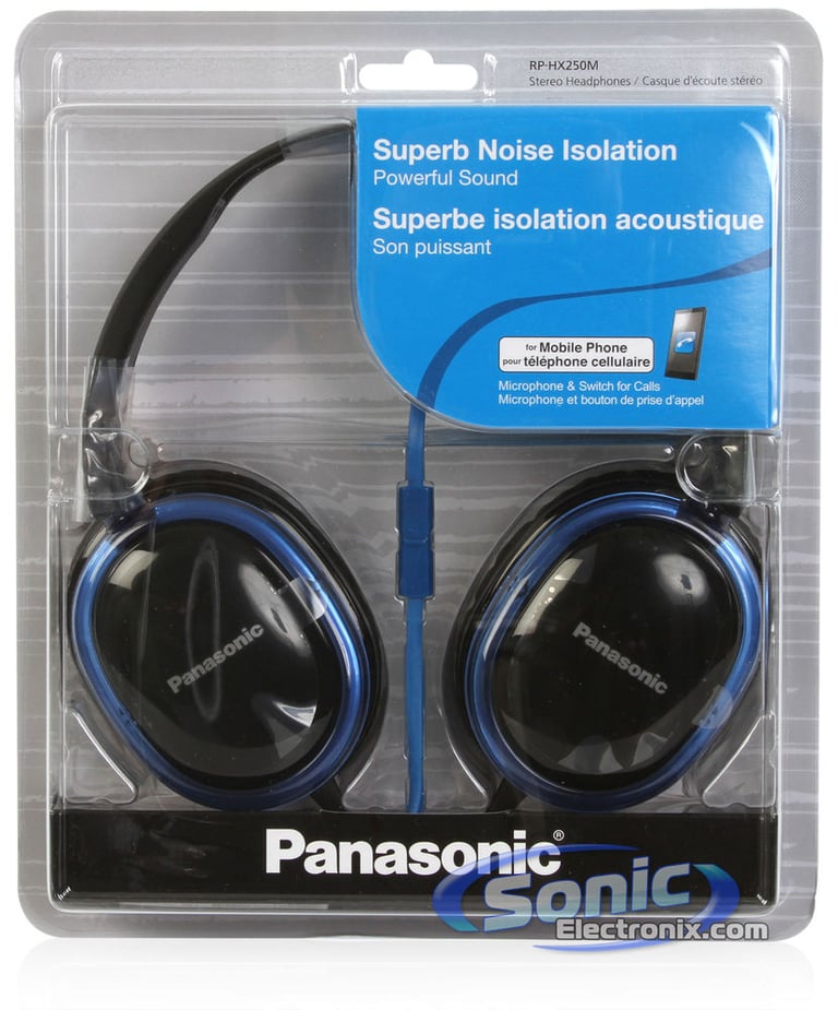 Panasonic RP-HX250M-A - Blue/Black Image 9