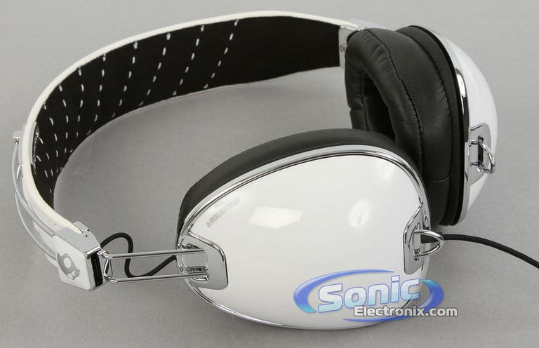 Skullcandy S6AVDM-072 Aviator Roc Nation - White/Chrome Image 3