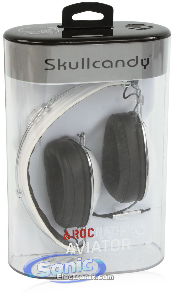 Skullcandy S6AVDM-072 Aviator Roc Nation - White/Chrome Image 10