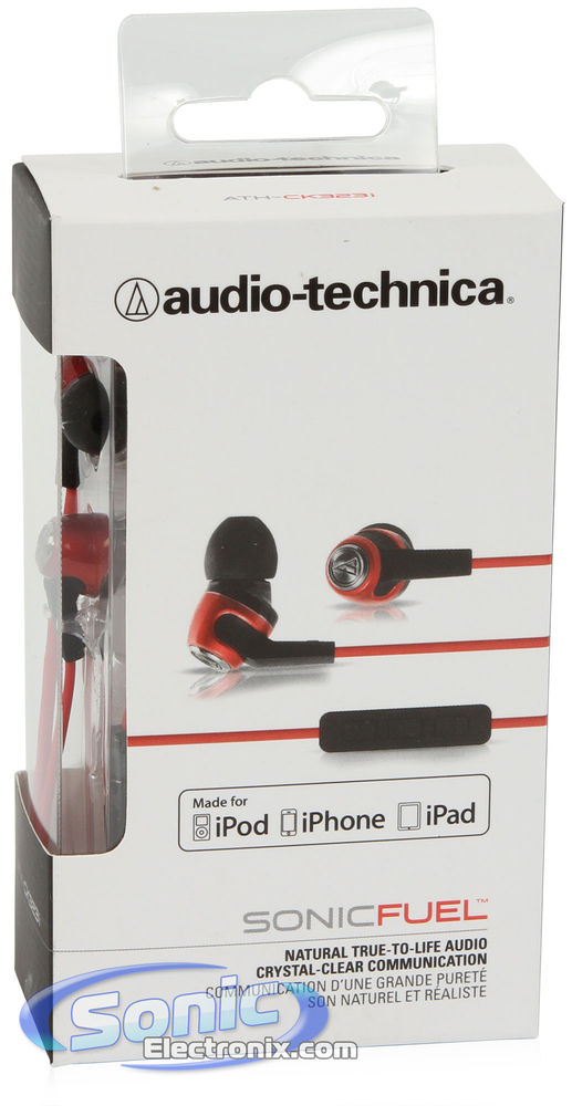 Audio Technica ATH-CK323i - Red Image 8