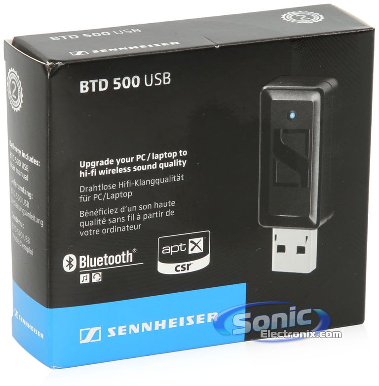Sennheiser BTD500 USB Adapter Wireless Bluetooth Dongle-OPEN BOX  Image 3