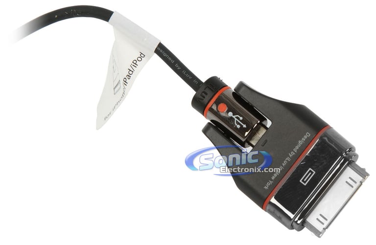 iLuv iCB17BLK DualJack iPad/iPhone/iPod and Smartphone Sync/Charge Cable (3-Ft.) Image 2