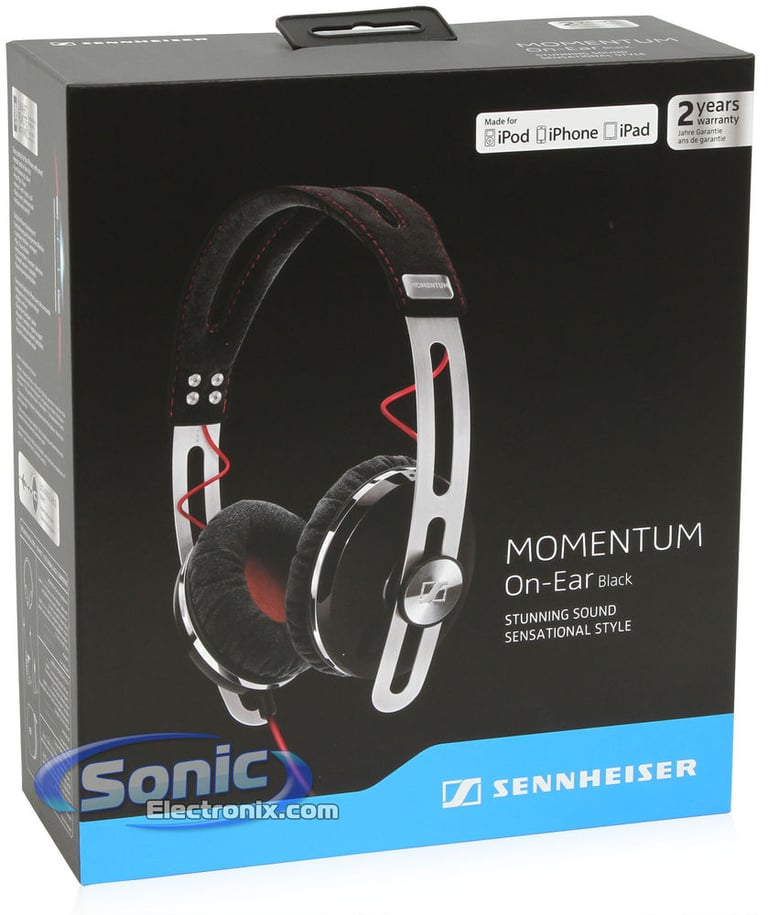 Sennheiser MOMENTUM On-Ear Headphones - Smart Black Image 15