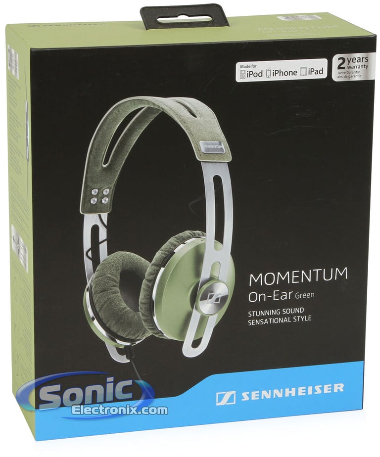 Sennheiser Momentum On-Ear Headphones - Green Image 13
